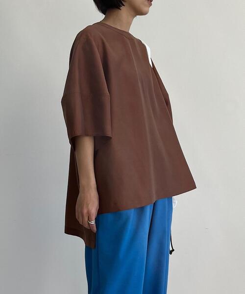 CITEN(シテン)の「<CITEN>フォルムスリーブ ルーズ ブラウス(シャツ/ブラウス・レディース・ホワイト/ブラック/ダークブラウン・FREE)」の12枚目の写真