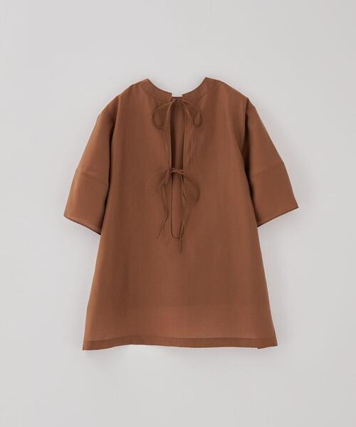 CITEN(シテン)の「<CITEN>フォルムスリーブ ルーズ ブラウス(シャツ/ブラウス・レディース・ホワイト/ブラック/ダークブラウン・FREE)」の19枚目の写真