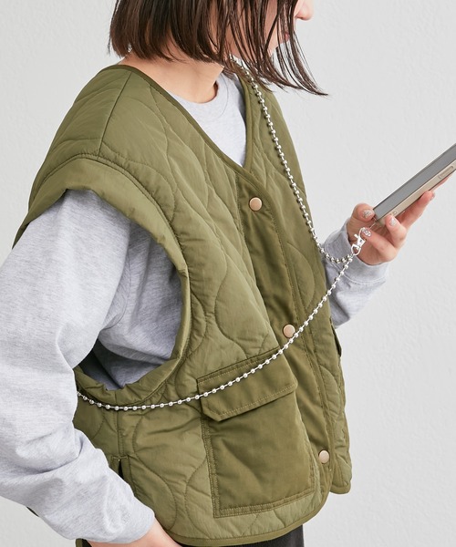 CIAOPANIC TYPY(チャオパニックティピー)の「【WEB限定】ボールチェーンスマホショルダー(スマホグッズ・レディース・ゴールド/シルバー・ONE SIZE)」の4枚目の写真