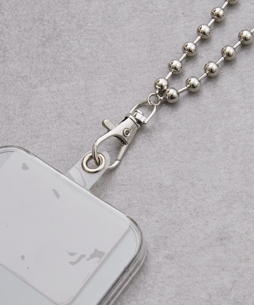 CIAOPANIC TYPY(チャオパニックティピー)の「【WEB限定】ボールチェーンスマホショルダー(スマホグッズ・レディース・ゴールド/シルバー・ONE SIZE)」の9枚目の写真