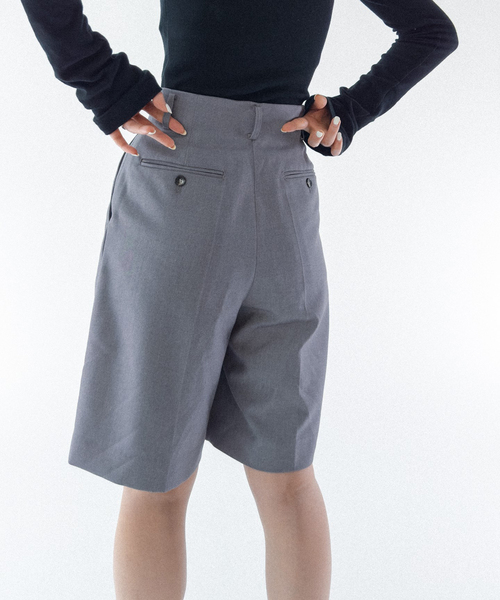 Charles Chaton（シャルルシャトン）の「classic half pants（その他パンツ・レディース・ブラック/ライトグレー・36/34）」の10枚目の写真