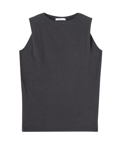 ETRE TOKYO(エトレトウキョウ)の「【ZOZO限定カラー】ショルダータックネップトップス(Tシャツ/カットソー・レディース・チャコール/ベージュ/ホワイト・FREE)」の18枚目の写真