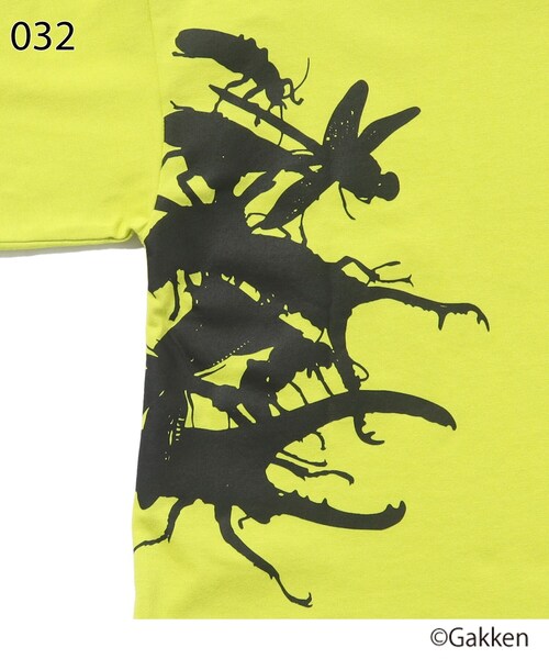 SHOO・LA・RUE（シューラルー）の「◆【最強王図鑑×SHOO・LA・RUE】裾レイヤードTシャツ（Tシャツ/カットソー・キッズ・パープル系/グレー/ブラック/イエロー・14/11/13/12）」の17枚目の写真