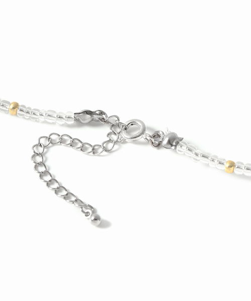 Casselini（キャセリーニ）の「別注【Casselini/キャセリーニ】サザレネックレス（ネックレス・レディース・ブルー/ブラック系その他/ホワイト・FREE）」の12枚目の写真