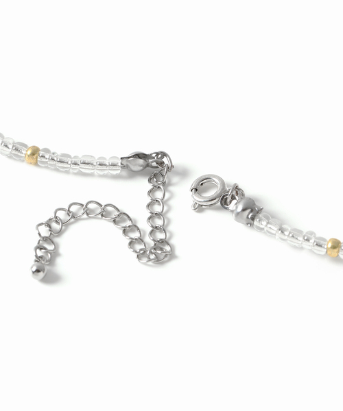 Casselini（キャセリーニ）の「別注【Casselini/キャセリーニ】サザレネックレス（ネックレス・レディース・ブルー/ブラック系その他/ホワイト・FREE）」の13枚目の写真