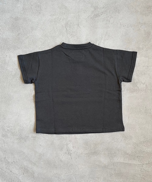 Life Support Products（ライフサポートプロダクツ）の「半袖プリントTee(80～150cm)（Tシャツ/カットソー・キッズ・チャコール/モカ/ダークブルー/マスタード/オレンジ/モスグリーン/ライトピンク/アイボリー/ブルー/オフホワイト・80/90/95/100/110/120/130/140/150）」の11枚目の写真