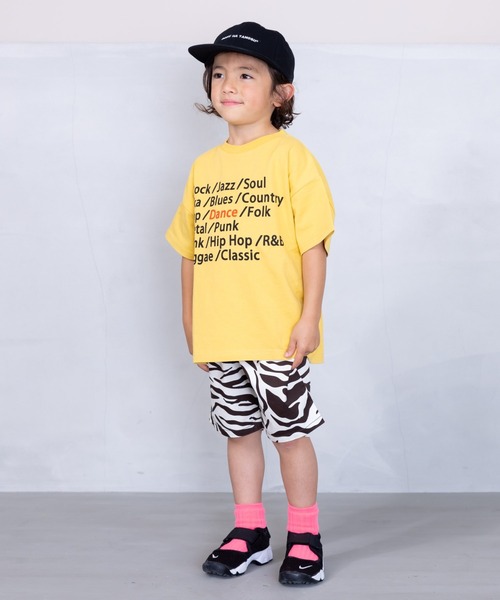 Life Support Products（ライフサポートプロダクツ）の「半袖プリントTee(80～150cm)（Tシャツ/カットソー・キッズ・チャコール/モカ/ダークブルー/マスタード/オレンジ/モスグリーン/ライトピンク/アイボリー/ブルー/オフホワイト・80/90/95/100/110/120/130/140/150）」の12枚目の写真