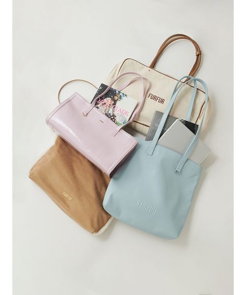 FURFUR（ファーファー）の「【ZOZO限定カラーあり】ダブルフェイストートバッグM（トートバッグ・レディース・ピンク/ブラック/ベージュ/サックスブルー/アイボリー/シルバー/ゴールド・FREE）」の13枚目の写真