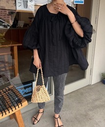 ISOOK | Balloon sleeve loose blouse / バルーンスリーブルーズブラウス(シャツ/ブラウス)