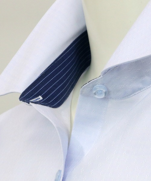 TOKYO SHIRTS(トウキョウシャツ)の「形態安定ノーアイロン レギュラー衿 半袖ビジネスワイシャツ(ビジネスシャツ・レディース・ライトブルー・M/L/XS/S/LL/XL)」の3枚目の写真