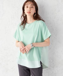 DECOY SINCE 1981（デコイシンスイチキュウハチイチ）の「【接触冷感】ストライプドッキングプルオーバー（Tシャツ/カットソー）」