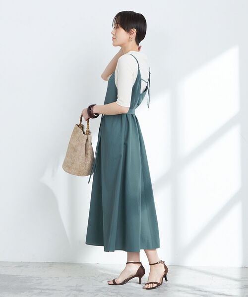 NOLLEY’S(ノーリーズ)の「キャミソールワンピース(ワンピース・レディース・ブラック/グレイッシュブルー・38)」の20枚目の写真