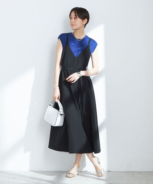 NOLLEY’S(ノーリーズ)の「キャミソールワンピース(ワンピース・レディース・ブラック/グレイッシュブルー・38)」の21枚目の写真