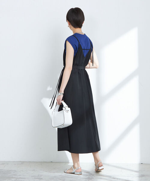 NOLLEY’S(ノーリーズ)の「キャミソールワンピース(ワンピース・レディース・ブラック/グレイッシュブルー・38)」の13枚目の写真