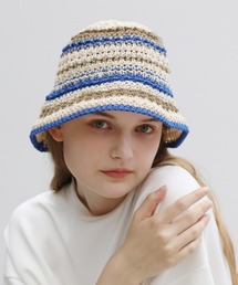 ASTRONOMY | クロシェ編みライン入りバケットハット(ハット)