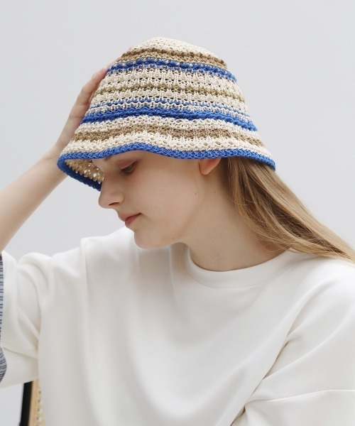 ETRO(エトロ)クロシェ編みコットン混バケットハット(SALE!) ETRO(エトロ) ハット(レディース) - 海外通販のBUYMA