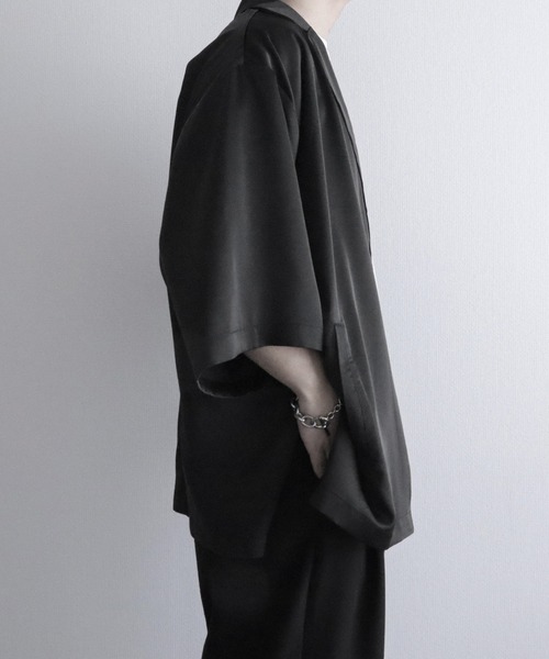 NILWAY（ニルウェイ）の「オーバーサイズサイドスリットテーラードジャケット（テーラードジャケット・メンズ・ブラック/アッシュグレー/ネイビー・SMALL/LARGE/MEDIUM）」の17枚目の写真