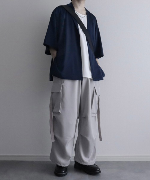 NILWAY（ニルウェイ）の「オーバーサイズサイドスリットテーラードジャケット（テーラードジャケット・メンズ・ブラック/アッシュグレー/ネイビー・SMALL/LARGE/MEDIUM）」の9枚目の写真