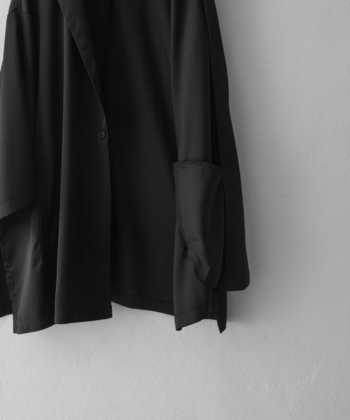 NILWAY（ニルウェイ）の「オーバーサイズサイドスリットテーラードジャケット（テーラードジャケット・メンズ・ブラック/アッシュグレー/ネイビー・SMALL/LARGE/MEDIUM）」の16枚目の写真