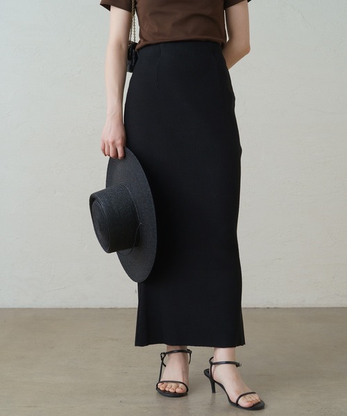 LOUNGEDRESS（ラウンジドレス）の「カットセミフレアスカート（スカート・レディース・アイボリー/ブラック・FREE）」の17枚目の写真