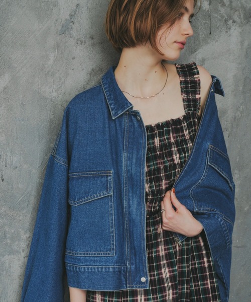 Unitage(ユニテージ)の「シャーリングワンピ―ス(ワンピース・レディース・レンガ/ブラック/カーキ・FREE)」の2枚目の写真