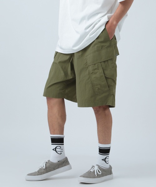 CHARI&CO（チャリアンドコー）の「【CHARI&CO SAFE RIDE for BAYFLOW】カーゴショーツ（その他パンツ・メンズ・カーキ/ネイビー・LARGE/MEDIUM）」の4枚目の写真