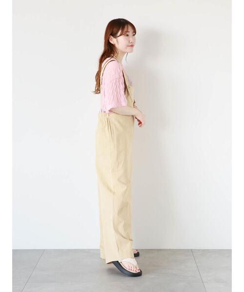 ehka sopo（エヘカソポ）の「波シアーショート丈カットソー（Tシャツ/カットソー・レディース・ピンク/ブラック/グレー/キナリ・F）」の19枚目の写真