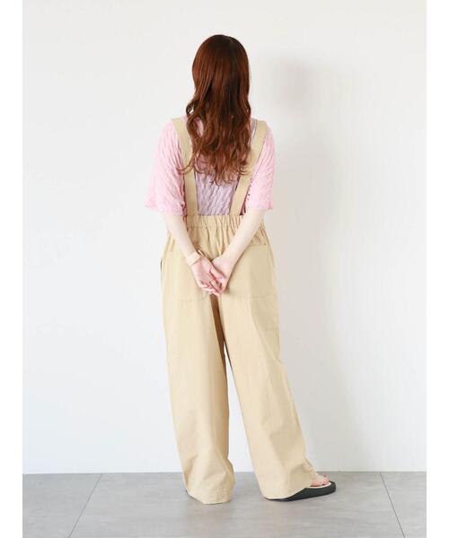 ehka sopo（エヘカソポ）の「波シアーショート丈カットソー（Tシャツ/カットソー・レディース・ピンク/ブラック/グレー/キナリ・F）」の21枚目の写真