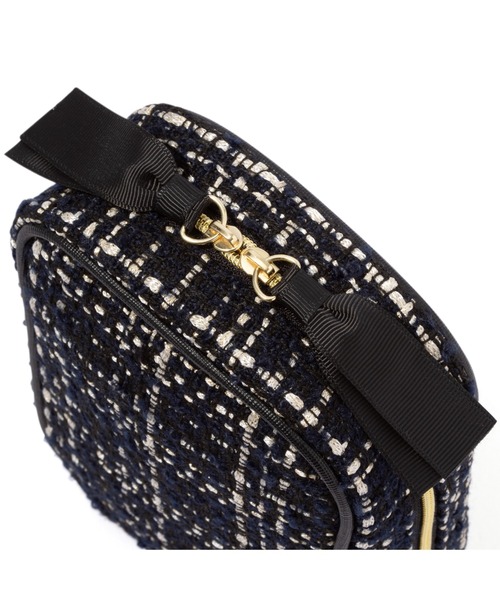 Francfranc（フランフラン）の「ツイード スタンドポーチ ブラック（ポーチ・レディース・ブラック・FREE）」の5枚目の写真