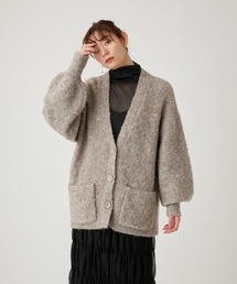 【emmi atelier】ブークレーニットカーディガン