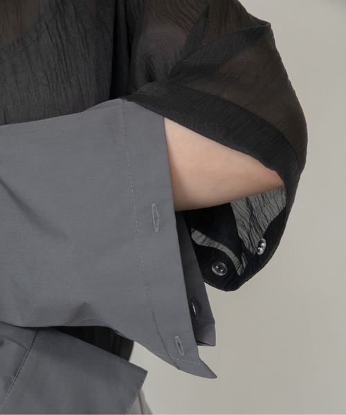 マルチウェイドッキングシアーシャツ（シャツ/ブラウス）｜VACANCY