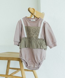 pairmanon（ペアマノン）の「【ベビー】ビスチェ風 レース フリル ロンパース（ロンパース・キッズ）」