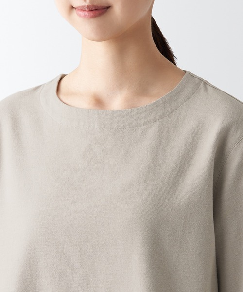 無印良品（ムジルシリョウヒン）の「両面起毛フランネル長袖ブラウス（シャツ/ブラウス・レディース・ネイビー系/オフホワイト/ダークグリーン/グレー系その他3/ブラック系4/ベージュ・S/XXL/M/XL/L/XS）」の19枚目の写真