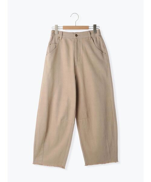 Samansa Mos2(サマンサ モスモス)の「ツイル裾フリンジカーブパンツ(その他パンツ・レディース・ベージュ・F)」の3枚目の写真