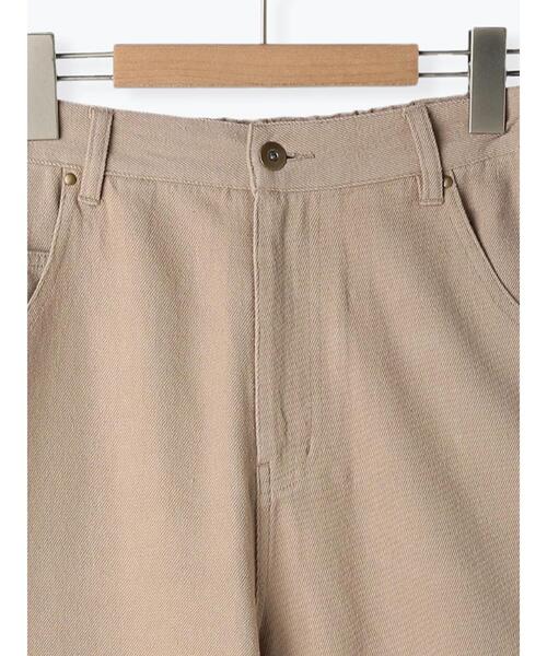 Samansa Mos2(サマンサ モスモス)の「ツイル裾フリンジカーブパンツ(その他パンツ・レディース・ベージュ・F)」の5枚目の写真