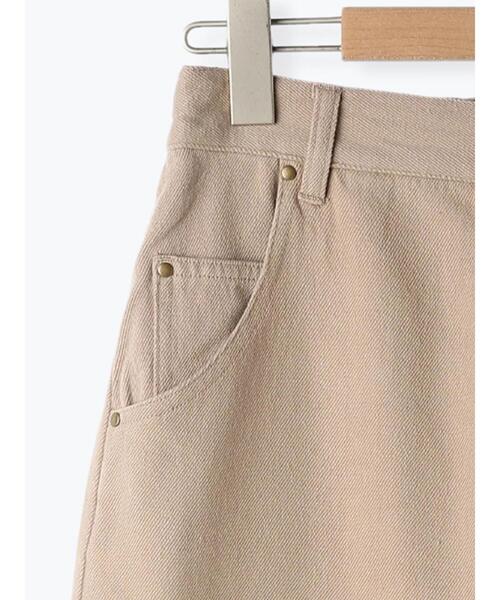 Samansa Mos2(サマンサ モスモス)の「ツイル裾フリンジカーブパンツ(その他パンツ・レディース・ベージュ・F)」の6枚目の写真