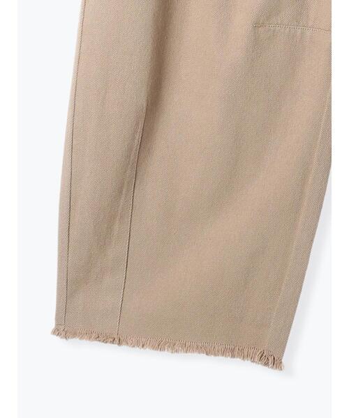 Samansa Mos2(サマンサ モスモス)の「ツイル裾フリンジカーブパンツ(その他パンツ・レディース・ベージュ・F)」の7枚目の写真