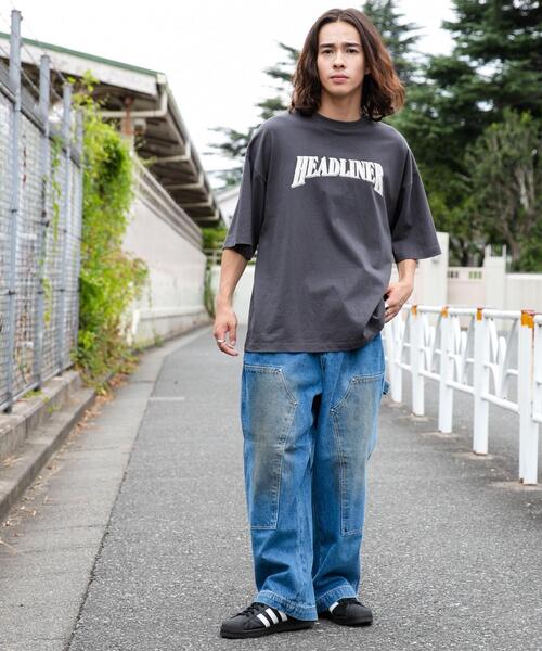 WEGO（ウィゴー）の「WEGO/ダブルニー ワイドペインターパンツ（デニムパンツ・メンズ・インディゴブルー・LARGE/MEDIUM）」の16枚目の写真