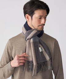 SHIPS | SHIPS: 〈チェック〉カシミヤ ダブルフェイス マフラー(マフラー)