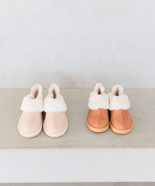 BAYFLOW（ベイフロー）の「[軽くてあったか♪]ボアショートブーツ（KIDS）（ブーツ・キッズ・ベージュ/ブラウン/ブラック・17.0cm/18.0cm/19.0cm/20.0cm/21.0cm/22.0cm/23.0cm）」の19枚目の写真