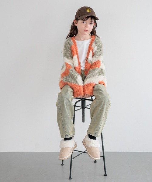 BAYFLOW（ベイフロー）の「[軽くてあったか♪]ボアショートブーツ（KIDS）（ブーツ・キッズ・ベージュ/ブラウン/ブラック・17.0cm/18.0cm/19.0cm/20.0cm/21.0cm/22.0cm/23.0cm）」の7枚目の写真