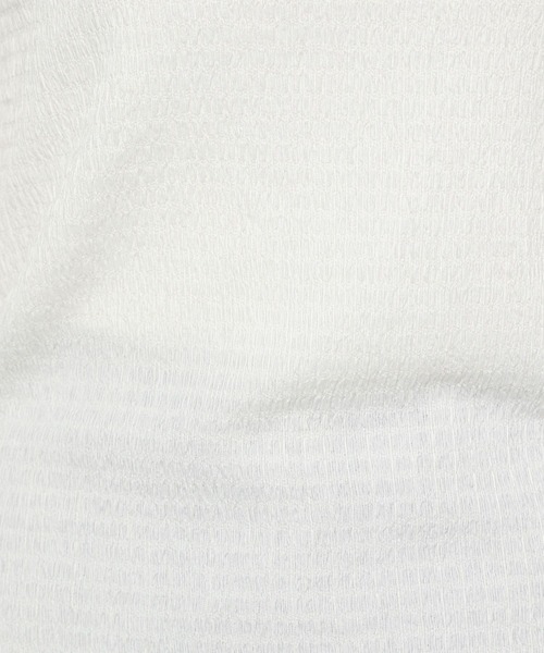 GLOBAL WORK(グローバルワーク)の「シャーリングメロープルオーバー/MATINEE LINE/972849(Tシャツ/カットソー・レディース・マスタード/グレイッシュベージュ/ブラック/オフホワイト・LARGE/MEDIUM)」の9枚目の写真