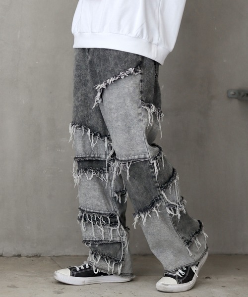 SITRY（シトリー）の「Wide Tapered random switching fringe