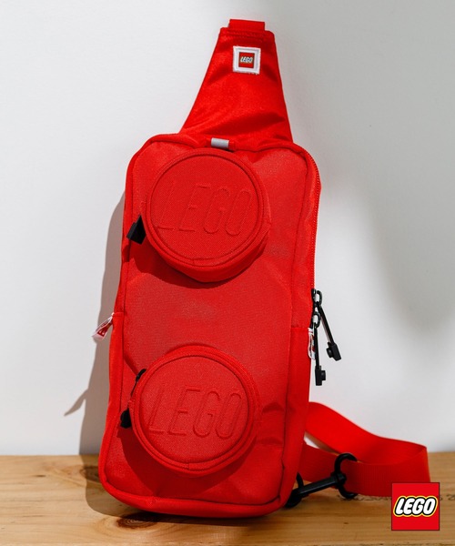 LEGO（レゴ）の「LEGO スリングバッグ SIGNATURE Brick  1×2  [2.5L] 【ZOZO限定】（メッセンジャーバッグ・キッズ・レッド/ローズ/ブラック/ブルー/グリーン/コーラル/イエロー・FREE）」の6枚目の写真