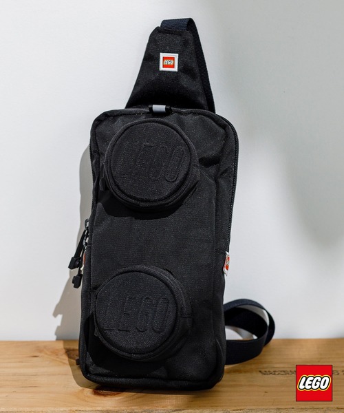 LEGO（レゴ）の「LEGO スリングバッグ SIGNATURE Brick  1×2  [2.5L] 【ZOZO限定】（メッセンジャーバッグ・キッズ・レッド/ローズ/ブラック/ブルー/グリーン/コーラル/イエロー・FREE）」の2枚目の写真