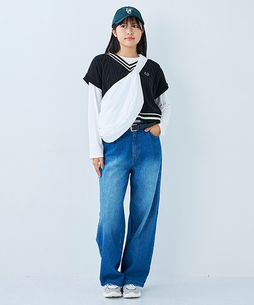 LOVETOXIC（ラブトキシック）の「立体ロゴローキャップ（キャップ・キッズ・ブラック/モスグリーン/サックスブルー/ベージュ/オフホワイト・FREE）」の22枚目の写真