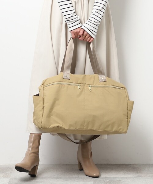 SHOO・LA・RUE(シューラルー)の「◆【撥水】ビッグボストンバッグ【キャリーオン】(ボストンバッグ・レディース・ブラック/ベージュ・00)」の15枚目の写真