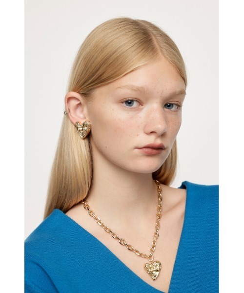 SLY(スライ)の「HEART EARRINGS ハート イヤリング(イヤリング・レディース・シルバー/ゴールド・FREE)」の4枚目の写真