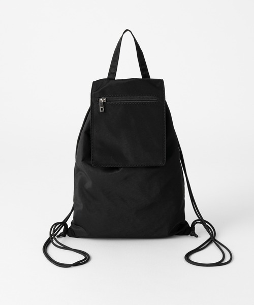 COLONY 2139（コロニートゥーワンスリーナイン）の「WEB・一部店舗限定 / ナップサック（バックパック/リュック・レディース・ベージュ/カーキ/ブラック・FREE）」の5枚目の写真