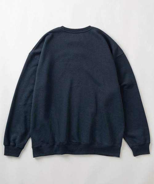 make a ray!(メイク ア レイ!)の「【0】CHRISTOPHER&BAHAMAS ヴィンテージ加工 カレッジロゴプリント スウェット/ビッグシルエット(スウェット・レディース・チャコールグレー/アッシュグレー/オートミール/ブラック系その他/グレー/シルバーグレー/ブラック/ネイビー・M/L/XL)」の18枚目の写真